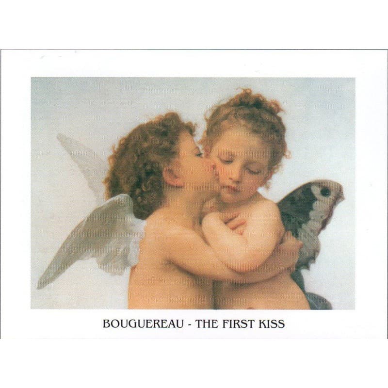 Bouguereau - The First Kiss Zoom 24 x 30 cm