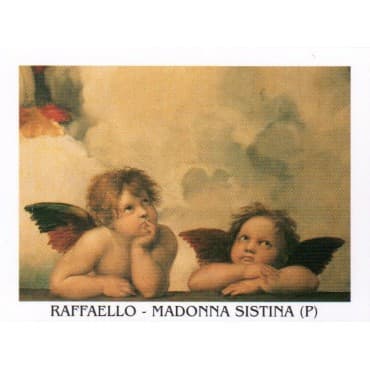 Raffaello - Madonna Sistina 24 x 30 cm