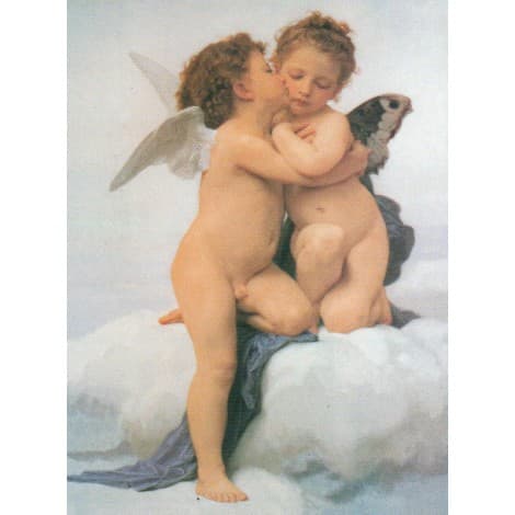 Bouguereau - The First Kiss 50 x 70 cm