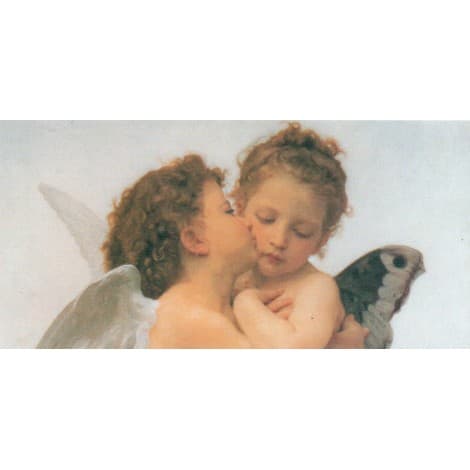 Bouguereau - The First Kiss Zoom 50 x 100 cm