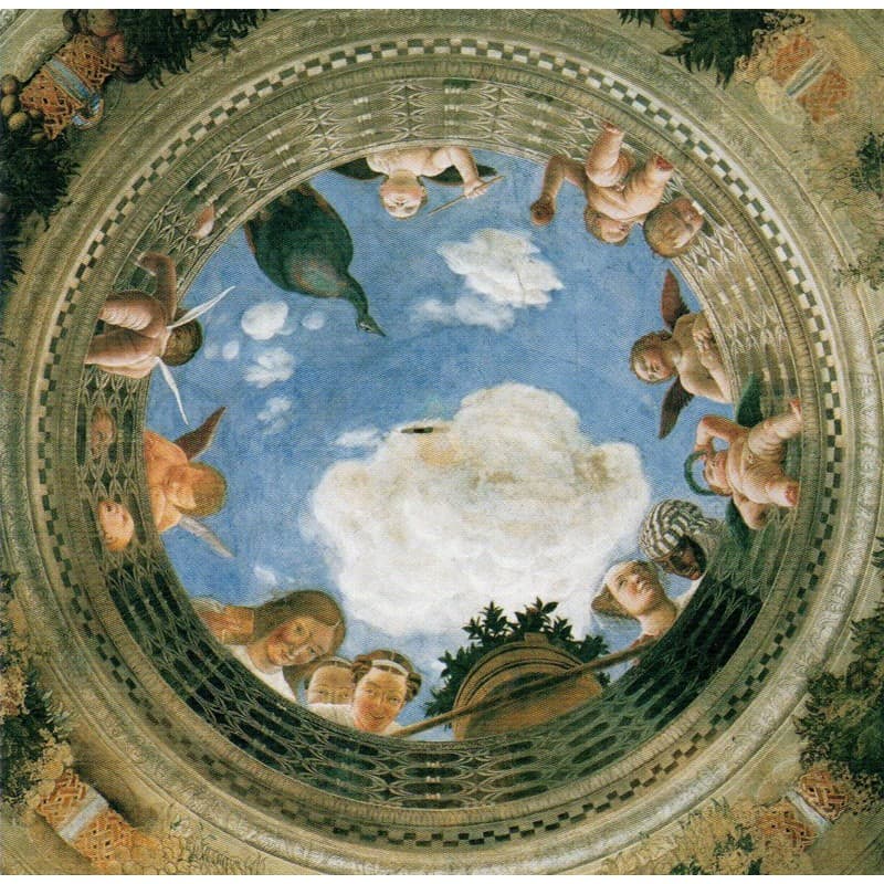 Mantegna - Camera Degli Sposi 95 x 95 cm