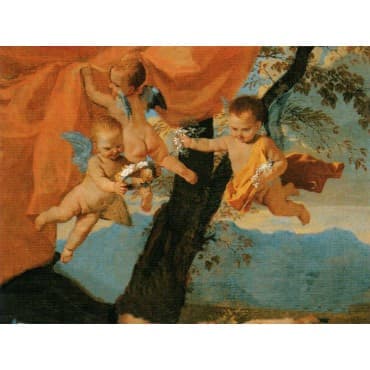 Poussin - Die Heilige Famillie 60 x 80 cm