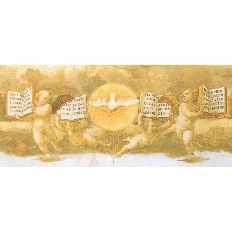 Raffaello - Disputta dell' eucaristia 100 x 50 cm