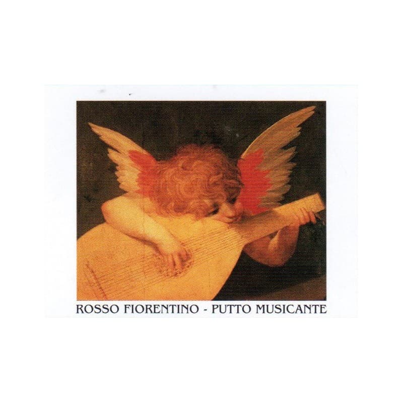 ROSSO FIORENTINO - Putto Musicante 50 x 70 cm