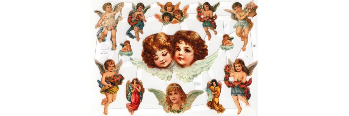 Chromos anges - La Boutique des Anges